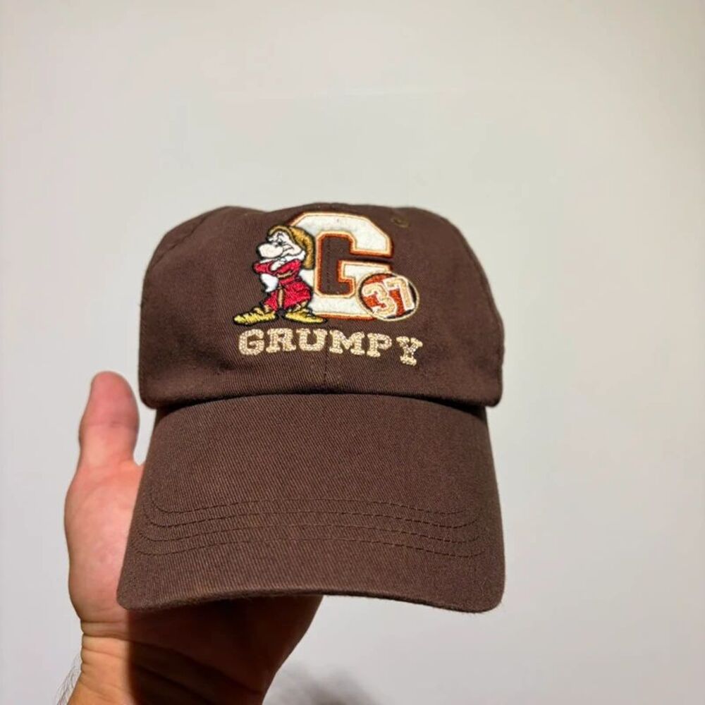 Brown Grumpy Walt Disney World Hat